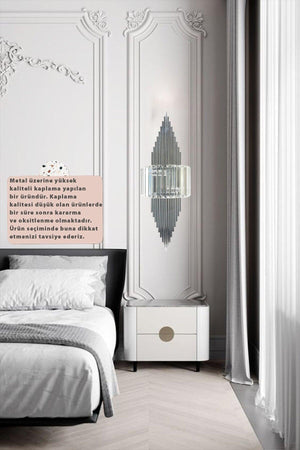 Arames Chrome Farb-Applikator Single Wall Lamp Salon Corridor Hotel Restaurant Dekorative Appliques - Swordslife