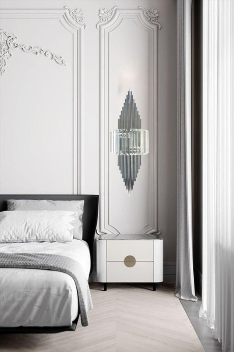 Arames Chrome Farb-Applikator Single Wall Lamp Salon Corridor Hotel Restaurant Dekorative Appliques - Swordslife