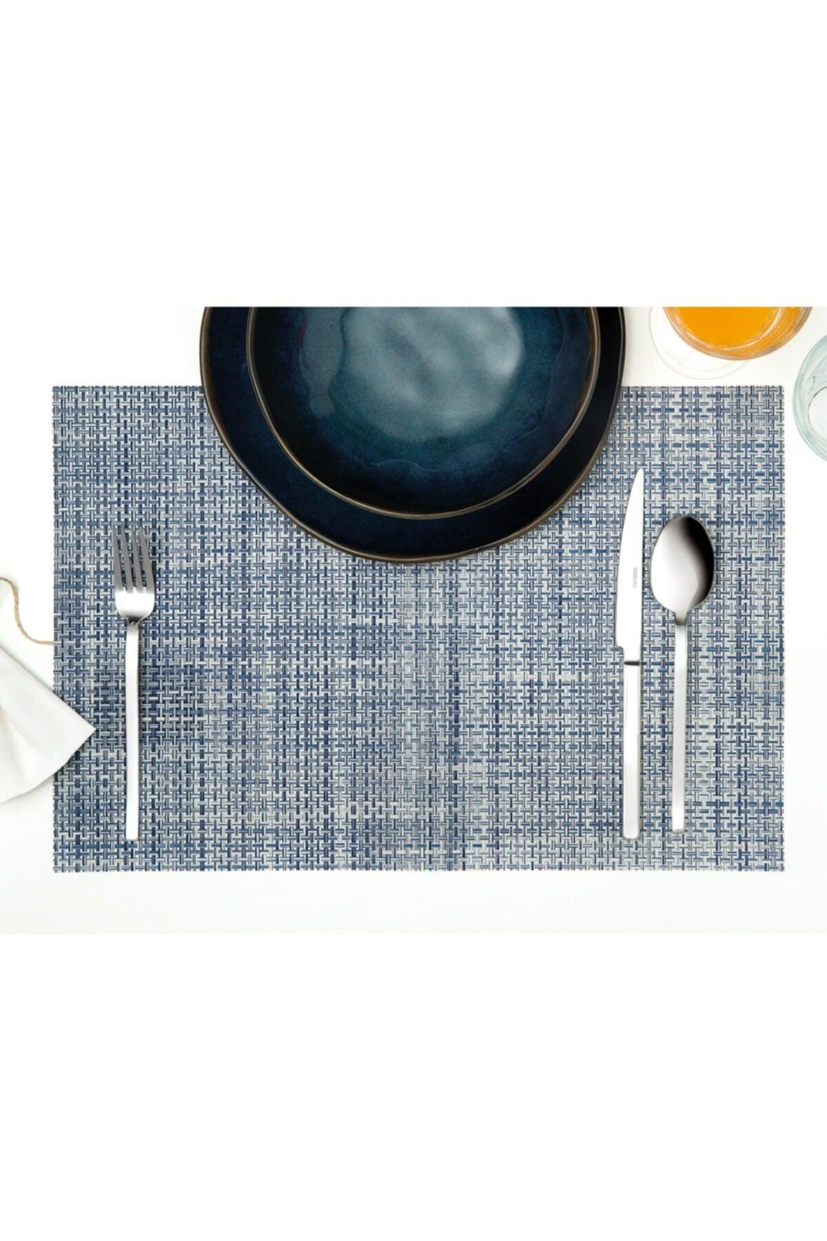 Armide 4 Place Placemat - Gray - 30x45 Cm - Swordslife