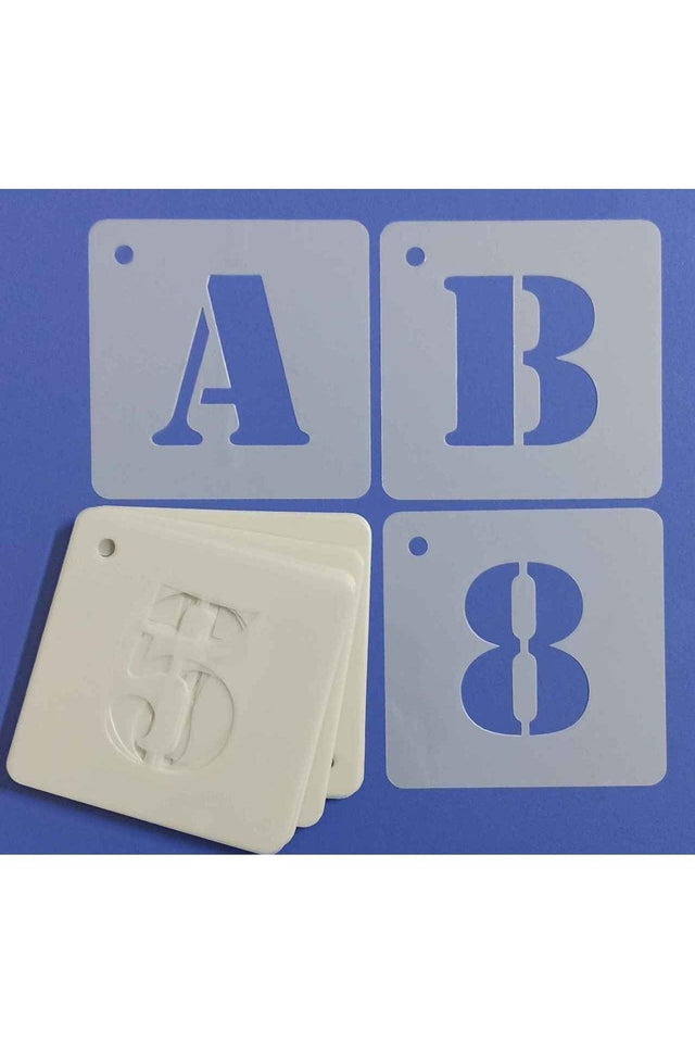 Army Bold Letter And Number Set - Stencil Painting