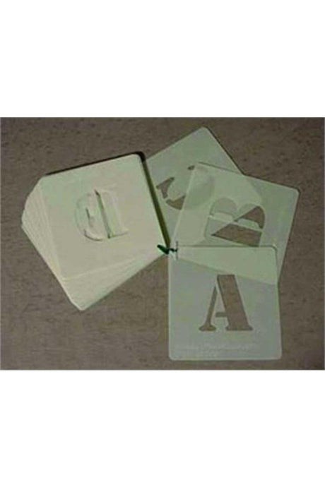 Army Bold Letter And Number Set - Stencil Painting