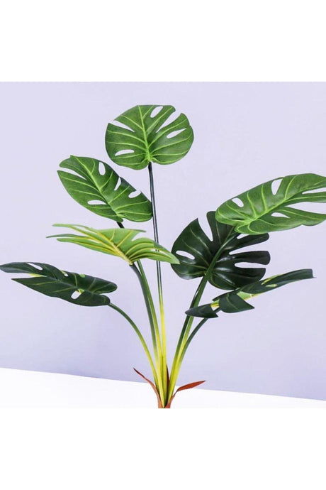 Artificial Flower Monstera Leaf Green Color 7 Heads 7 Heads Artificial Leaf - Swordslife