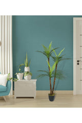 Artificial Tree Areka Palm 3layer 3 Dal 18 Blatt 130cm Salon Blume Künstliche Çiçek - Swordslife