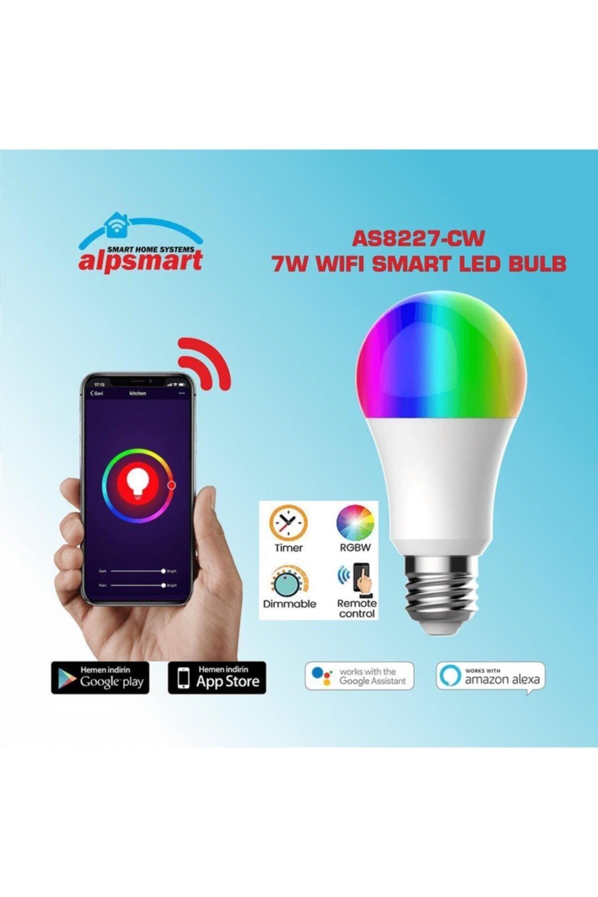 As8227cw Wi-fi Smart Led Bulb 7 Watt