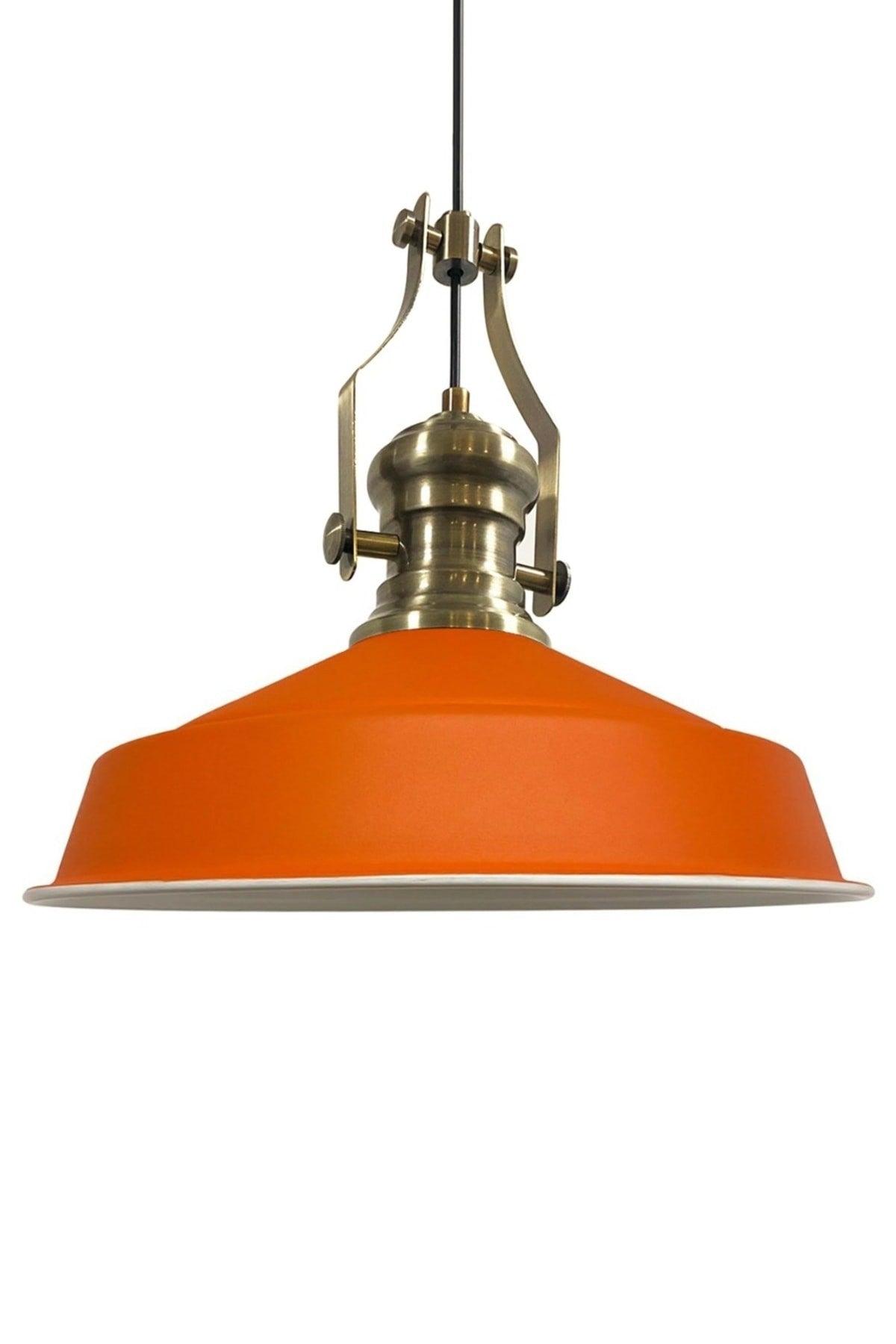 Asaletli Single Orange Kronleuchter Neue Älterung Titel Retro Sarkıt Lamp Cafe Salon Büro Kronleuchter - Swordslife