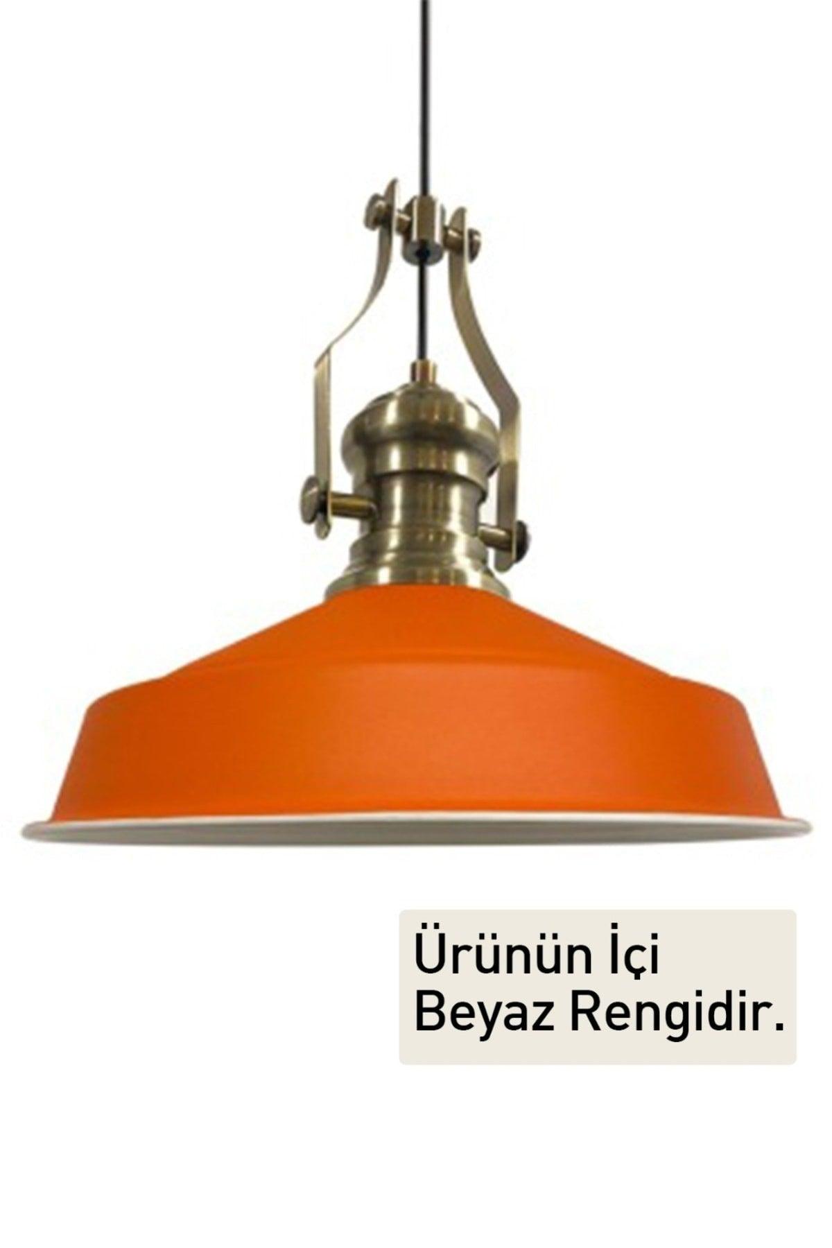 Asaletli Single Orange Kronleuchter Neue Älterung Titel Retro Sarkıt Lamp Cafe Salon Büro Kronleuchter - Swordslife