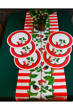 Aslıdreamhome American&service Runner, Visne Patterned Runner, and Own Team Patterned Mdf Supla Team - Swordslife