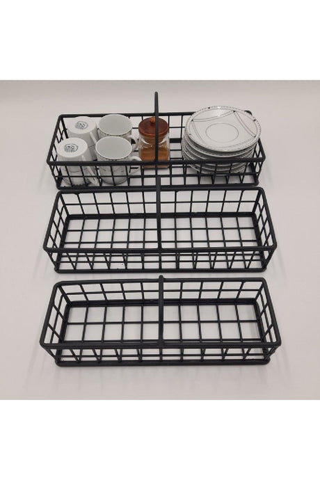 Asortik Decorative 3 Piece Rustic Wire Basket (NEW) - Swordslife