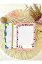 Love Printed Winter 4 Note Pad Todo List