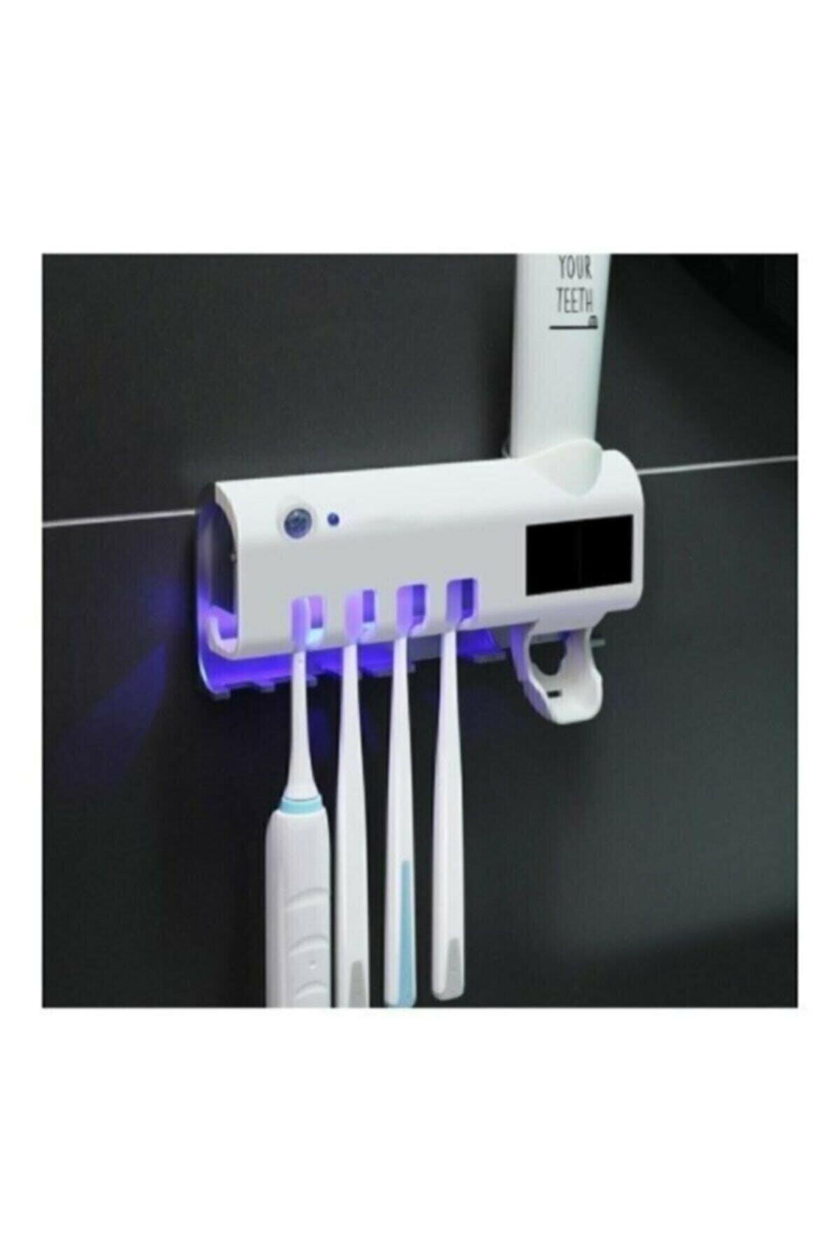 Automatic Toothpaste Squeezer And Uv Sterilizer , Toothbrush Holder - Swordslife