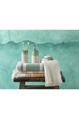 Avier 3 Pcs Bathroom Set 7x7x18+7x7x12+10x10x2,5cm Green - Swordslife