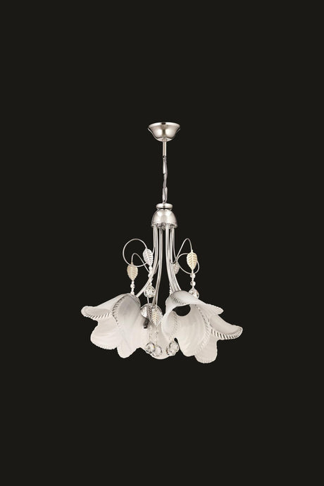 Ayla 4-Piece Chrome Pendant Chandelier - Swordslife