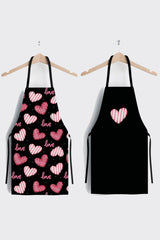 Ays Home Cute Heart 2-Pack Kitchen Apron - Swordslife