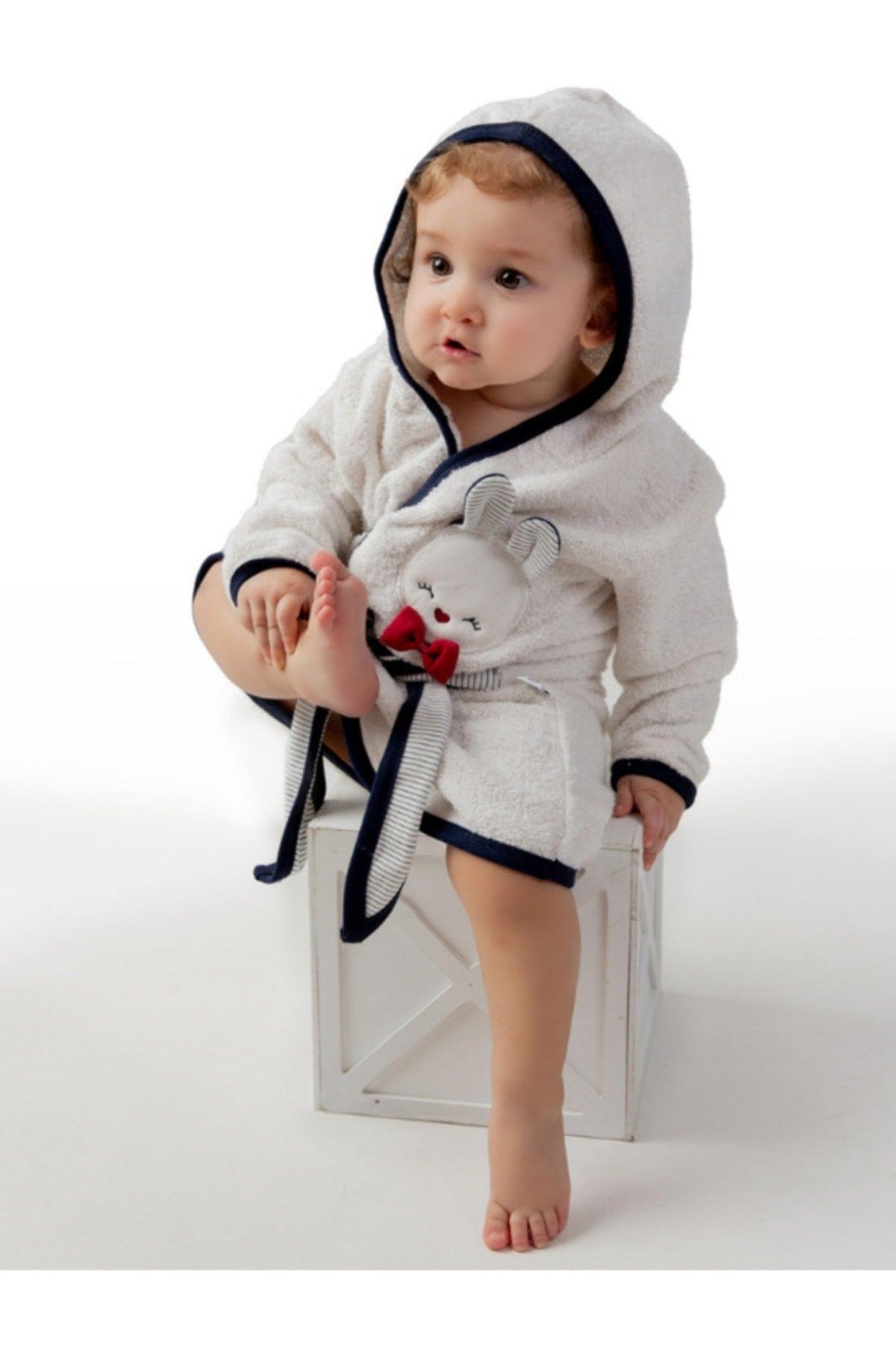 Baby Bathrobe Set Male Organic Antibacterial Special Stitched - Swordslife