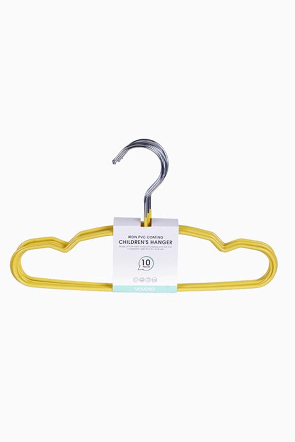 Baby/kids Clothes Hanger 10pcs Yellow - Swordslife