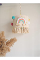 Baby / Kids Room 100% Handcrafted Macrame Rainbow Baby And Kids Room Chandelier (DUY INCLUDED) - Swordslife