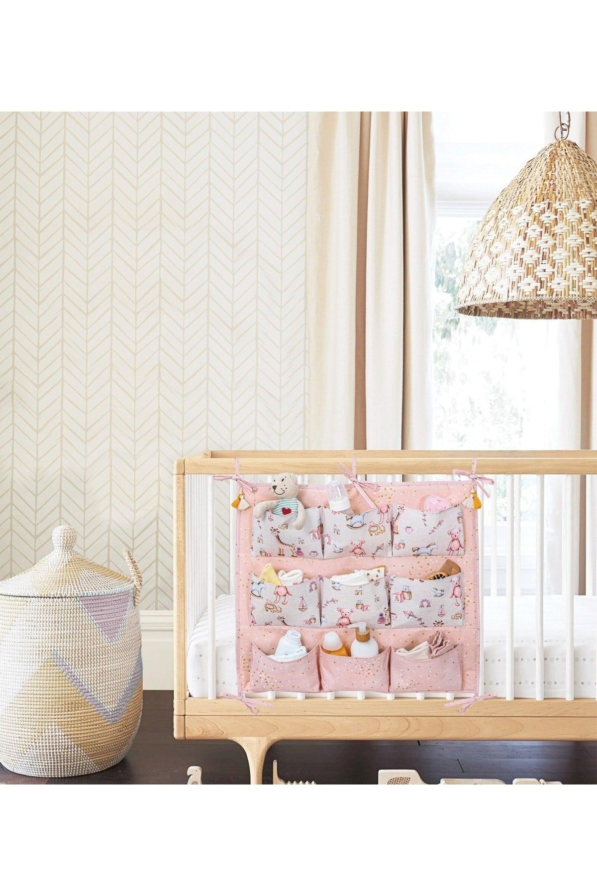 Baby Crib Side Organizer Organizer