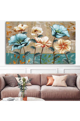 Spring Blooming Flowers Design Canvas Painting - Swordslife