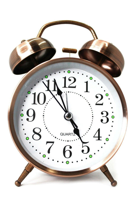 Copper Alarm Clock (Large Size With Light And Alarm) - Swordslife