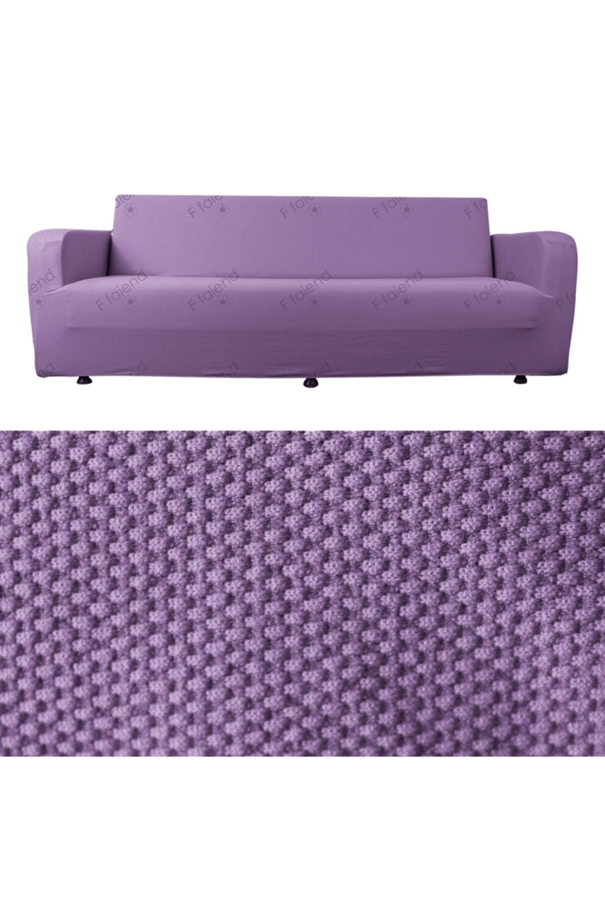 Honeycomb Fabric Lycra Flexible Washable Elastic Sofa Cover 3 Person - Swordslife