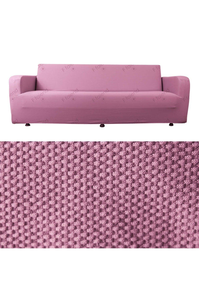 Honeycomb Fabric Lycra Flexible Washable Elastic Sofa Cover 3*person Seat Cover - Swordslife