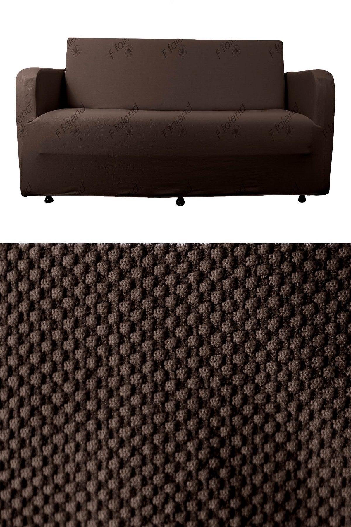Honeycomb Fabric Lycra Flexible Washable Elastic Sofa Cover 3*person Seat Cover - Swordslife