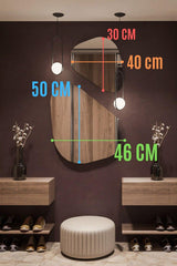 Balance Double 80 Cm Entrance Hall Corridor Wall Living Room Bathroom Wc Office Child Bedroom Set Mirror - Swordslife