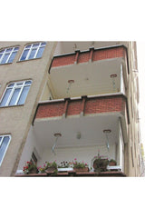 Balcony Laundry Dryer Hanger Ceiling Mounted Clothes Hanger 1.33 M- 2 MX Min 60 Cm - Max 80 Cm - Swordslife