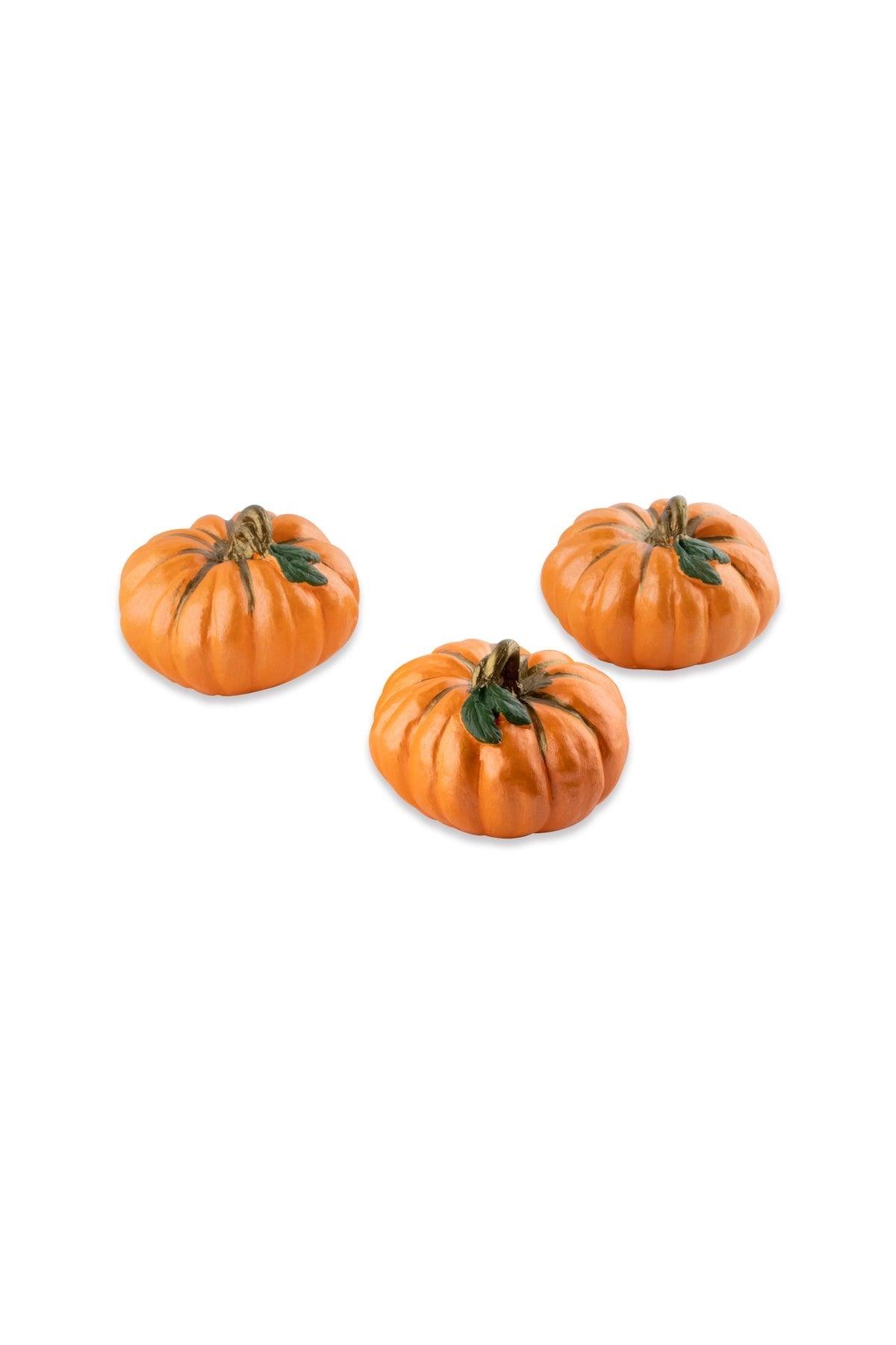 Pumpkin Decor Set 3 Piece Set Halloween Trinket Decorative Pumpkin Object - Swordslife