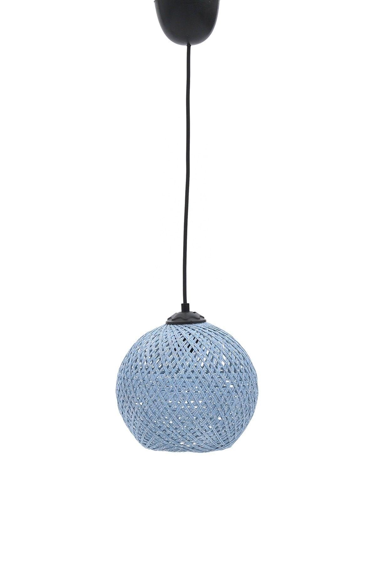 Balle Blue Pendant Ball Chandelier Black Cable - Swordslife