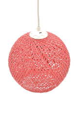 Balle Fuchsia Pendant Ball Chandelier White Cable - Swordslife