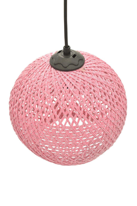 Balle Pink Pendant Ball Chandelier Black Cable - Swordslife