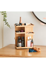 Bamboo Cosmetic Organizer Organizer Stand - Swordslife