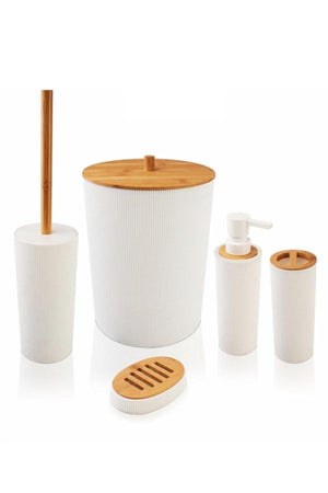 Bamboo Lid Bath Set - Swordslife