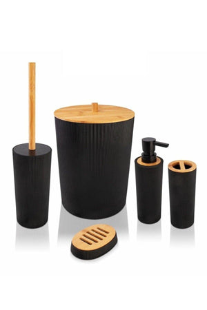 Bamboo Lid Bath Set - Swordslife