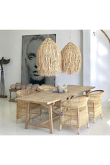 Banana Fiber Raffia Decorative Chandelier - Swordslife