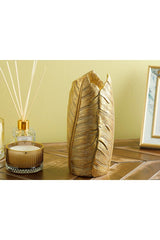 Banana Leaf Vase 11x11x23.8cm Gold - Swordslife