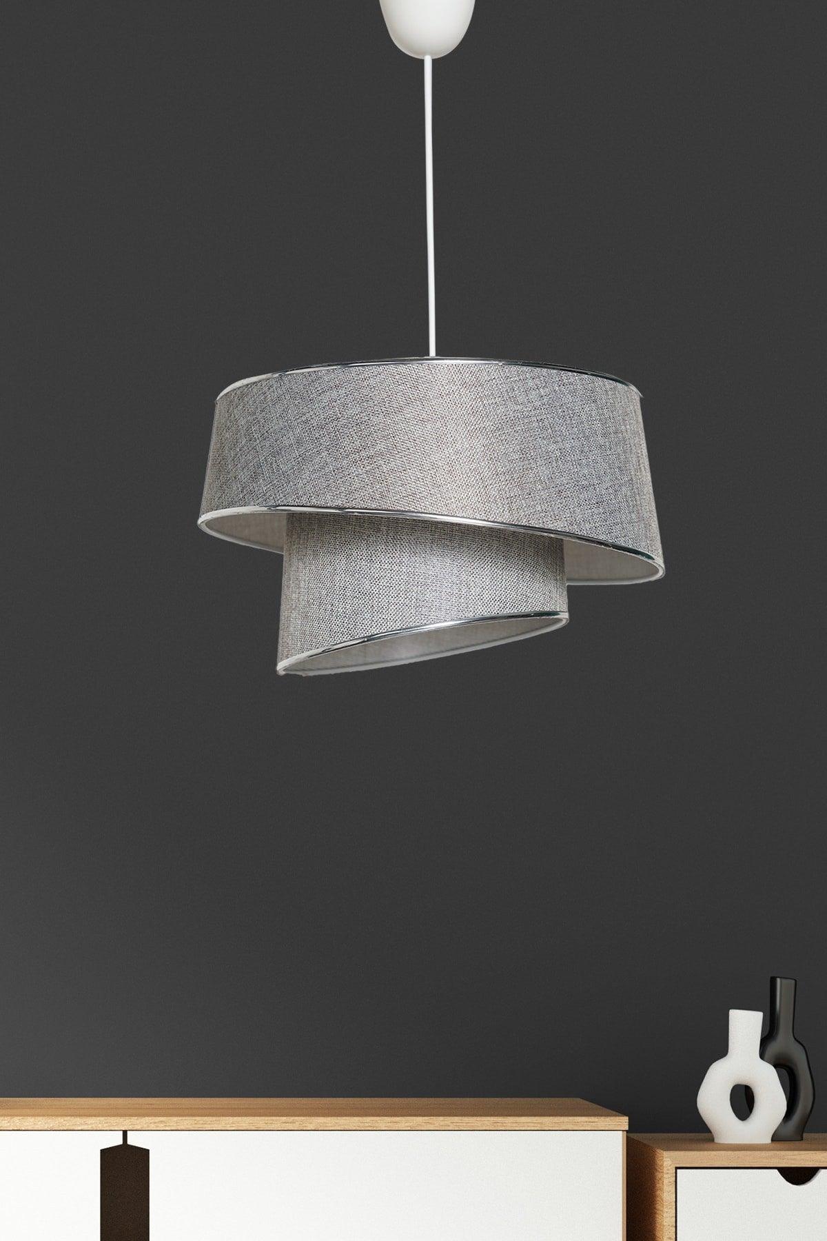 Baratte Single Pendant Light Gray-silver Mdrn-45