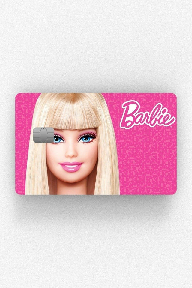 Barbie Pink Portrait - Card Cover Sticker