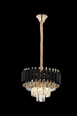 Baron 40 Yellow Crystal Stone Chandelier - Swordslife