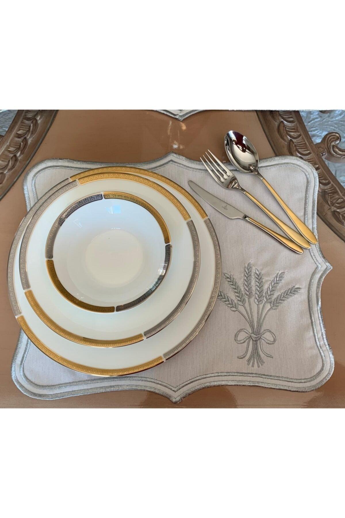 Başak Placemat Supla Set of 6 Silver - Swordslife