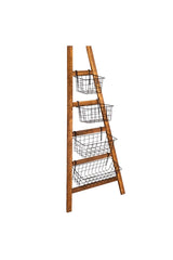 Basket Rack Wire Hanging Rack Towel Rack Stand 6016