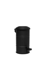 Bathroom Dustbin 5 Liter - Black - Swordslife