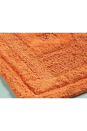 Bath Cotton Bath Mat 60x90 Cm Orange - Swordslife