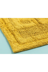 Bath Cotton Bath Mat 60x90 Cm Yellow - Swordslife