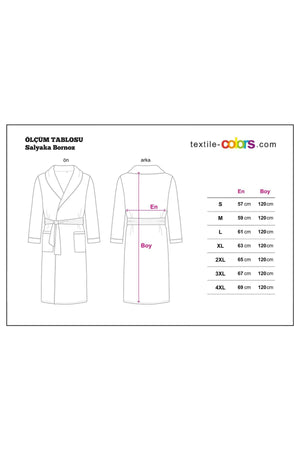 Bathrobe Lol Salyaka Anthracite Size S 100% Cotton - Swordslife