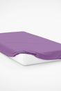 Oversized Elastic Cotton Combed Bed Sheet - Purple - Swordslife