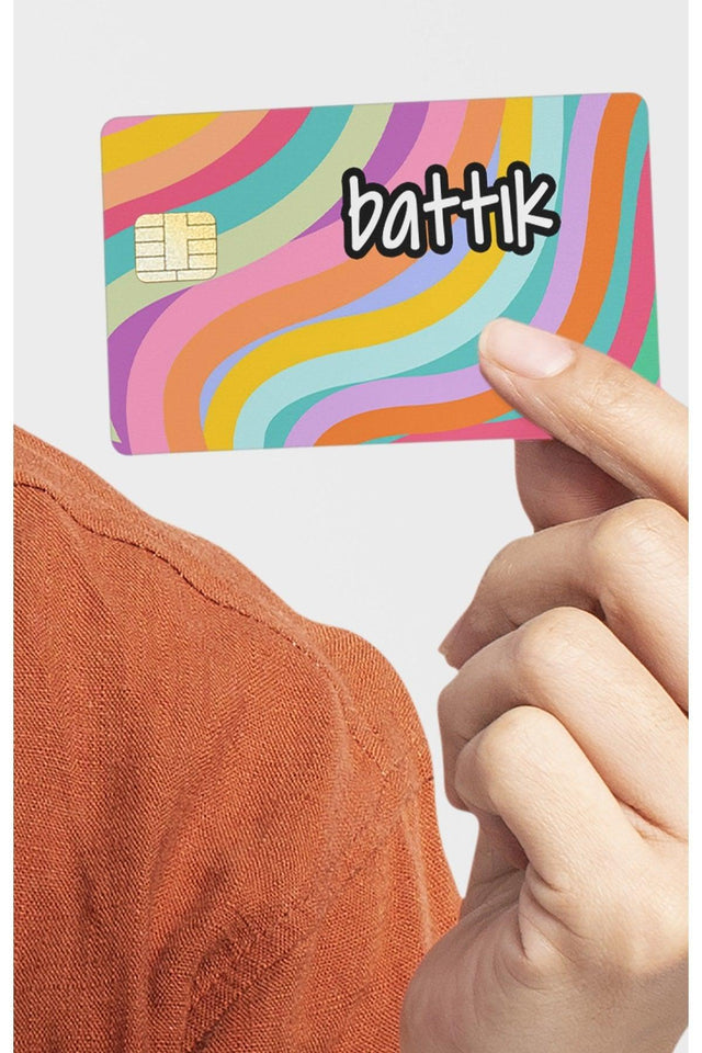 Sunken Design Credit Card Cover Sticker