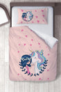 Cotton Micro Satin Blue Haired Unicorn Kid