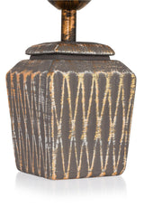 Becker Ceramic Lampshade Anthracite Gold Srmk-53 - Swordslife